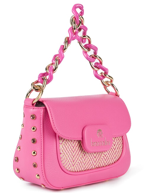 CHAIN Mini Bag a mano, con tracolla fuxia - Borse Donna