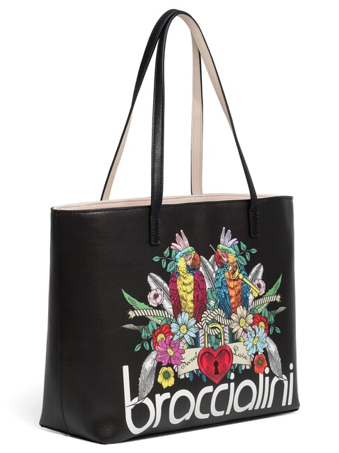 BRITNEY Shopping bag a spalla parrot/nero - Borse Donna