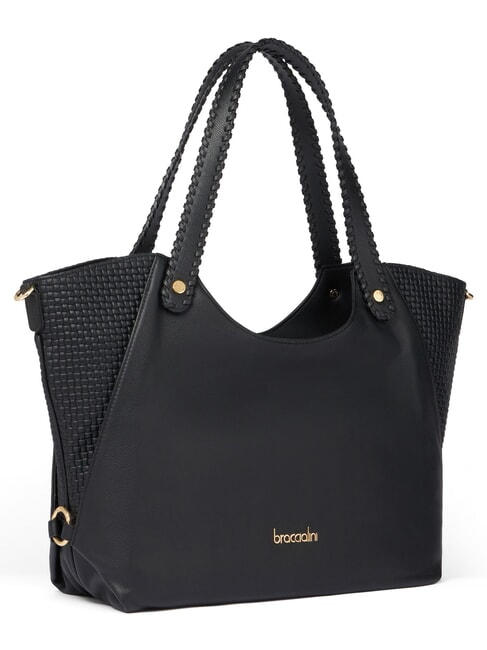 NAOMI Borsa a spalla in pelle nero - Borse Donna