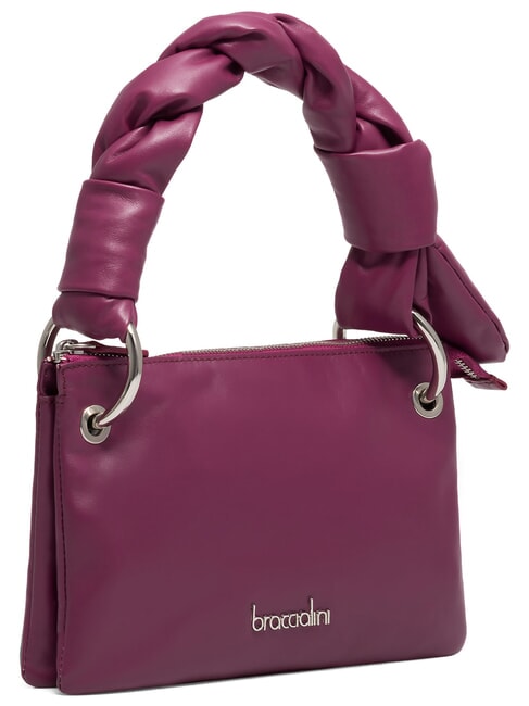CHARLIZE Borsa piccola in pelle prugna - Borse Donna