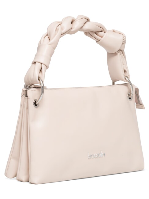 CHARLIZE Borsa a spalla in pelle cipria - Borse Donna