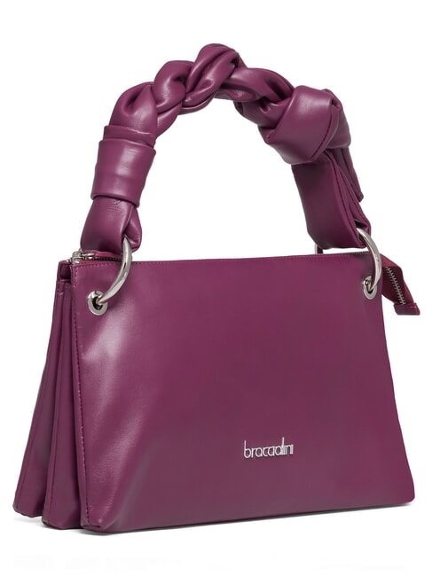 CHARLIZE Borsa a spalla in pelle prugna - Borse Donna