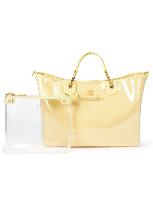 BETH JELLY Borsa a mano lucida con bustina giallo - Borse Donna