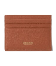 BRACCIALINI BASIC Portacard piatto in pelle marrone - Portafogli Donna - 2