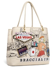 BRACCIALINI CARTOLINE Las Vegas Borsa a spalla, con tracolla multi - Borse Donna - 2