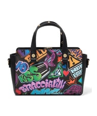 BRACCIALINI MURALES Borsa a mano con tracolla nero - Borse Donna - 3