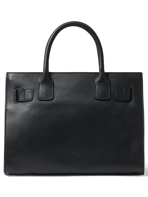 HELLEN Borsa a mano in pelle con tracolla nero - Borse Donna