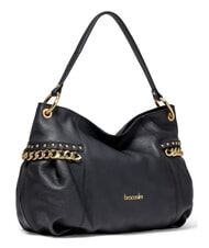 BRACCIALINI NORA Borsa a spalla in pelle con catena - Borse Donna