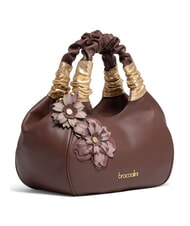 BRACCIALINI SARA Borsa in pelle, con tracolla marrone - Borse Donna - 2