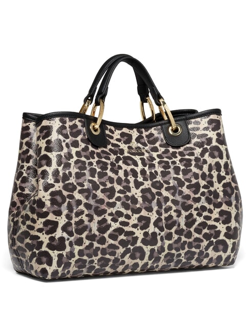 BETH SPECIAL Borsa a mano grande con pochette leopard - Borse Donna
