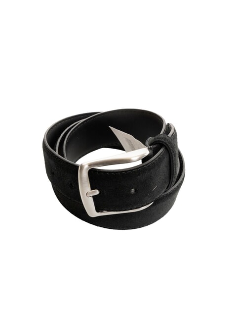 CASUAL Cintura in pelle suede accorciabile black - Cinture