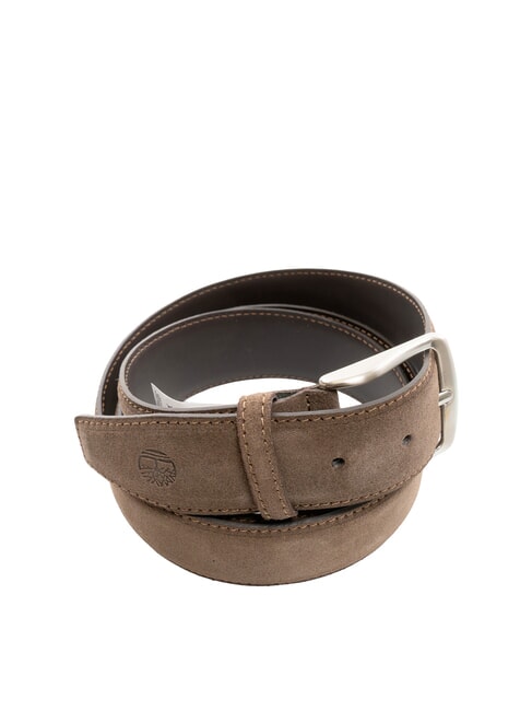 CASUAL Cintura in pelle suede accorciabile cocoa - Cinture
