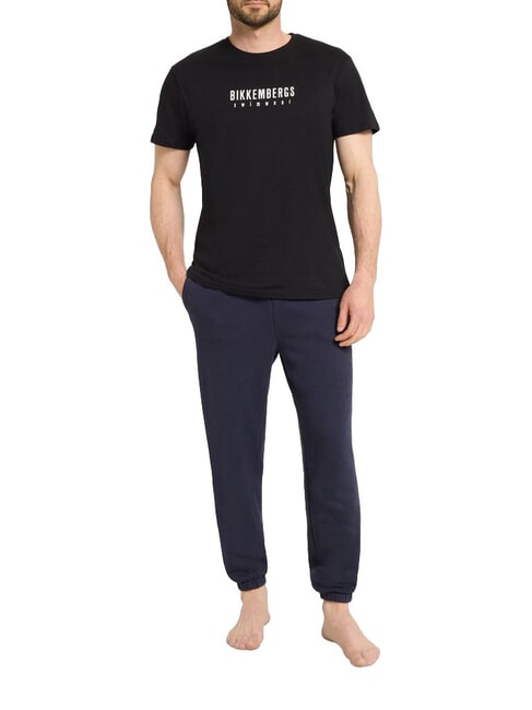 ICONIC T-shirt di cotone, a manica corta black - T-shirt Uomo