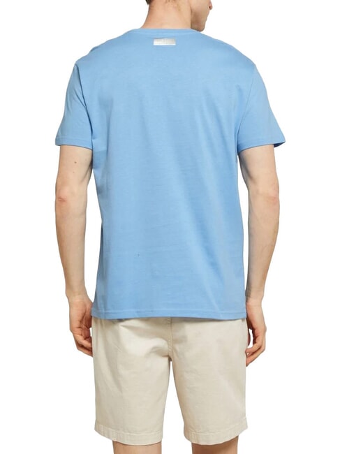 ICONIC T-shirt di cotone, a manica corta azure - T-shirt Uomo