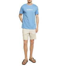 BIKKEMBERGS ICONIC T-shirt di cotone, a manica corta azure - T-shirt Uomo - 4