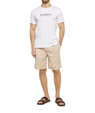 BIKKEMBERGS ICONIC T-shirt di cotone, a manica corta white - T-shirt Uomo - 4