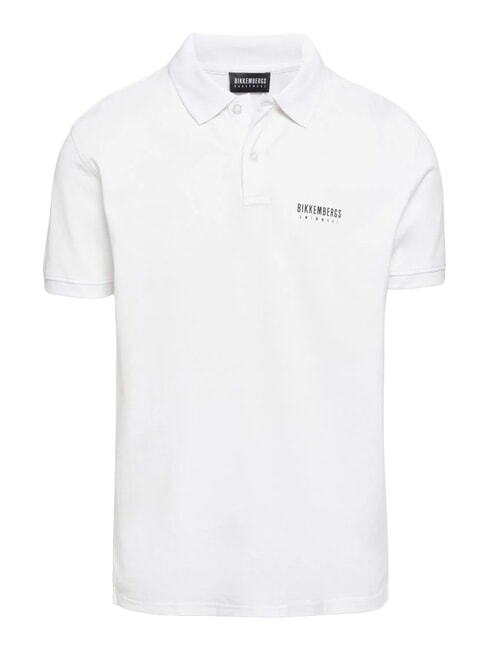 ICONIC Polo di cotone, a manica corta white - Polo Uomo