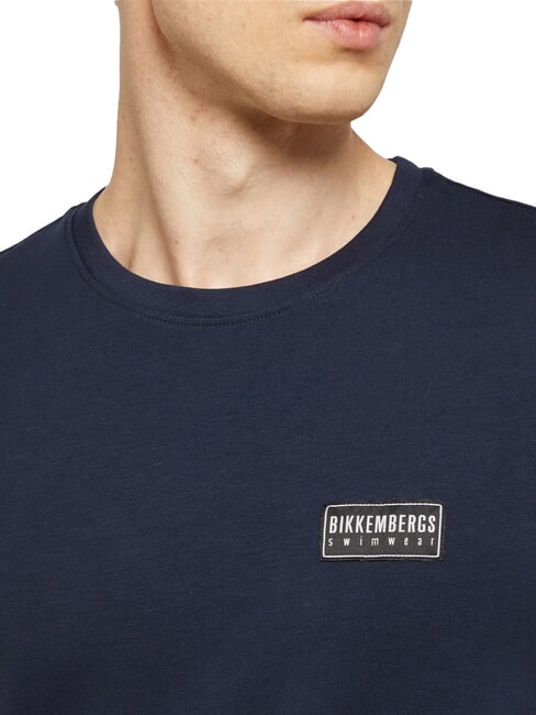 BASIC T-shirt a manica corta, a girocollo navy - T-shirt Uomo