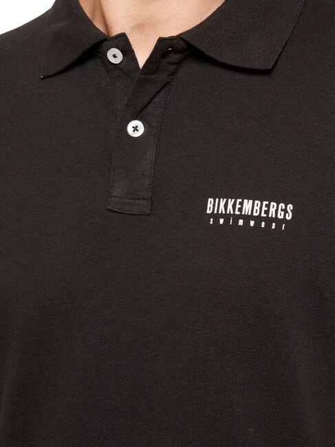 ICONIC Polo di cotone, a manica corta black - Polo Uomo