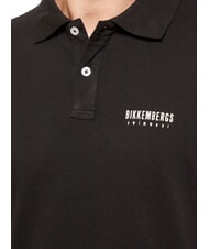 BIKKEMBERGS ICONIC Polo di cotone, a manica corta black - Polo Uomo - 3