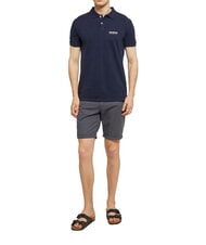 BIKKEMBERGS ICONIC Polo di cotone, a manica corta navy - Polo Uomo - 4