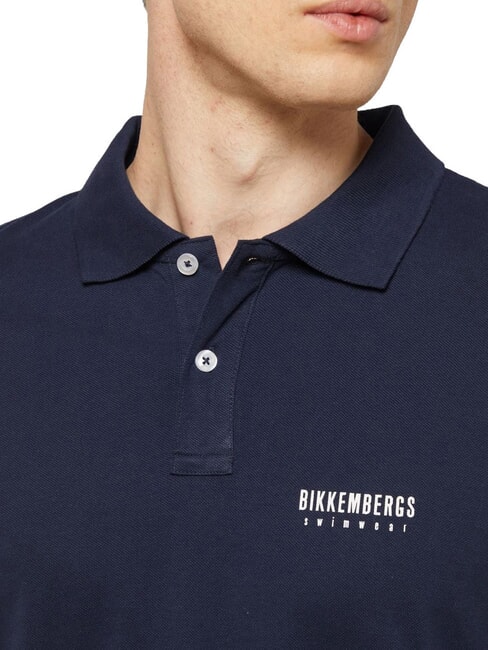 ICONIC Polo di cotone, a manica corta navy - Polo Uomo