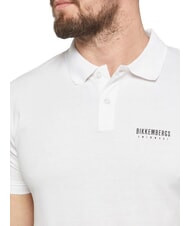 BIKKEMBERGS ICONIC Polo di cotone, a manica corta white - Polo Uomo - 3