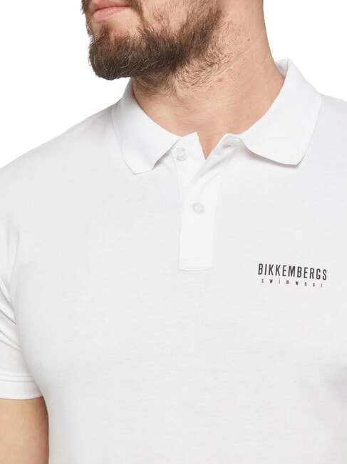 ICONIC Polo di cotone, a manica corta white - Polo Uomo