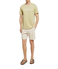 BIKKEMBERGS ICONIC T-shirt di cotone, a manica corta beige - T-shirt Uomo - 4