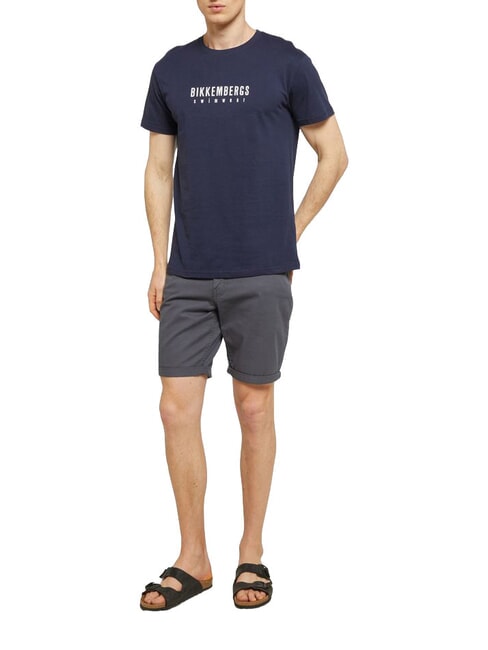 ICONIC T-shirt di cotone, a manica corta navy - T-shirt Uomo