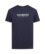 BIKKEMBERGS ICONIC T-shirt di cotone, a manica corta navy - T-shirt Uomo - 5
