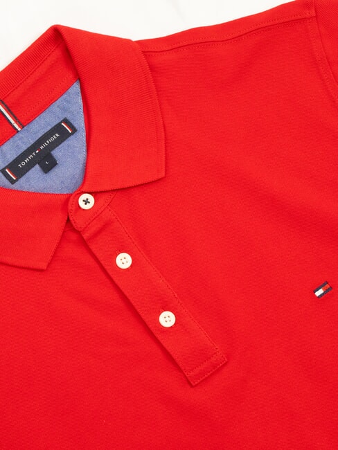 TH Polo a maniche corte primary red - Polo Uomo