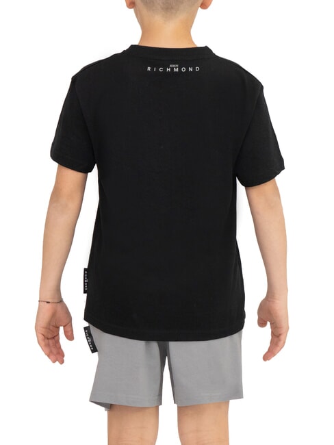 RUNDAVO T-Shirt + Pantaloncini black/silver - Tute bambini