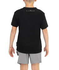 JOHN RICHMOND RUNDAVO T-Shirt + Pantaloncini black/silver - Tute bambini - 4