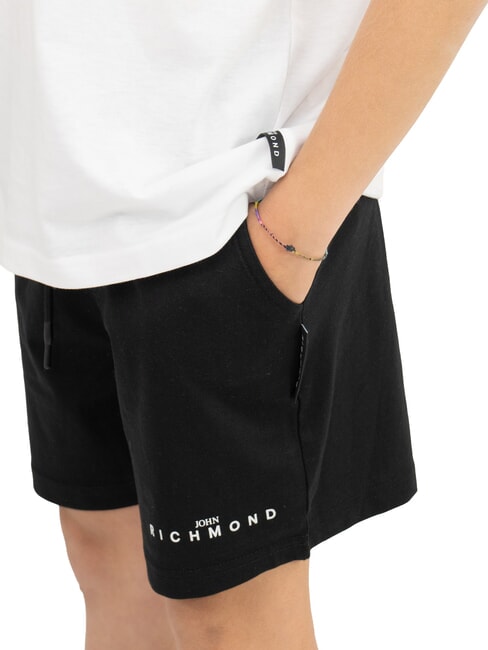 KUDAL T-Shirt + Pantaloncini white/blka - Tute bambini