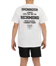 JOHN RICHMOND KUDAL T-Shirt + Pantaloncini white/blka - Tute bambini - 4