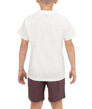 TRUSSARDI KANAD T-Shirt + Pantaloncini white cloud dancer - Tute bambini - 4