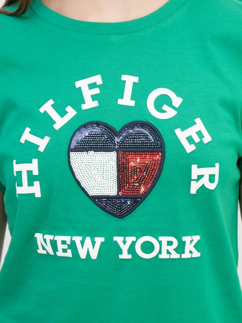 KIDS BIMBA Maglietta in cotone olympic green - T-shirt Bambino