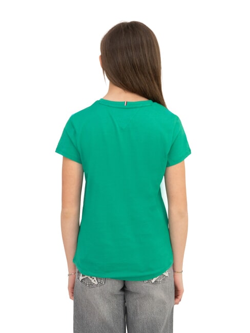 KIDS BIMBA Maglietta in cotone olympic green - T-shirt Bambino