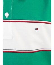 TOMMY HILFIGER KIDS BIMBO T-shirt a mezze maniche aruba green stripe - T-shirt Bambino - 2
