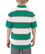 TOMMY HILFIGER KIDS BIMBO T-shirt a mezze maniche aruba green stripe - T-shirt Bambino - 3