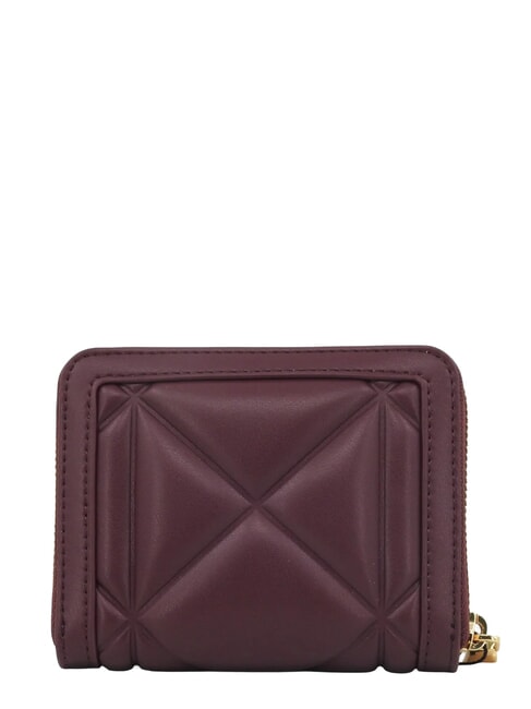 EMBOSSED Portafoglio piccolo ziparound vino - Portafogli Donna