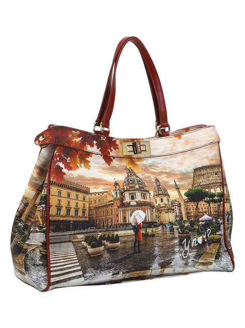 YESBAG XL Borsa a spalla rome raining - Borse Donna