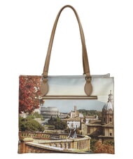 YNOT YESBAG L Borsa shopping, a spalla rome landscape - Borse Donna - 3