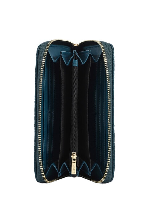 STYLE Portafoglio grande, zip around petrol - Portafogli Donna