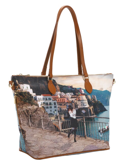YESBAG L Borsa shopping, a spalla winter coast - Borse Donna