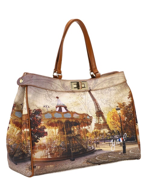 YESBAG XL Borsa a spalla funny paris - Borse Donna