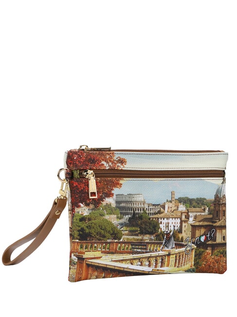 YESBAG M Pochette con polsierina rome landscape - Portafogli Donna