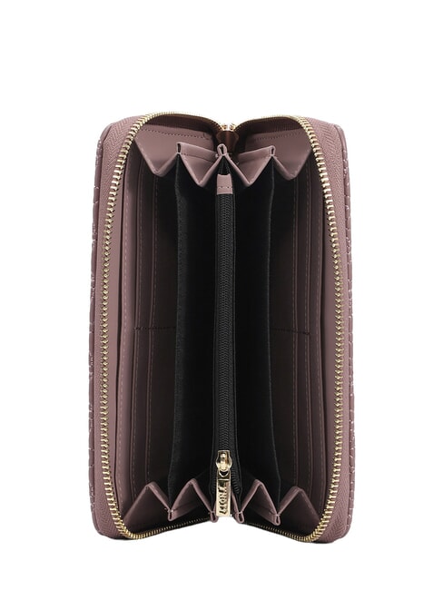 STYLE Portafoglio grande, zip around mauve - Portafogli Donna