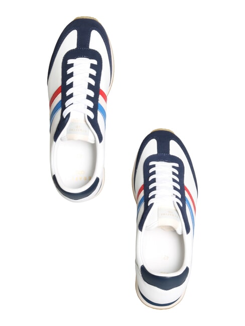 ROME Sneakers in pelle white blue france - Scarpe Uomo